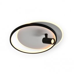 Plafonjera Vesta 482 36W+5W 3000K Crna 201405