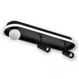 Plafonjera Vesta 479 18W+2x5W+3W 3000K Crna 201425