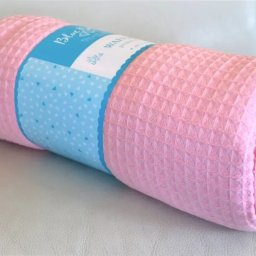Pokrivač Waffle baby roze 200x230cm 7008