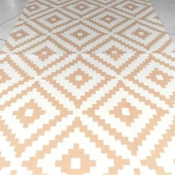 Prostirka sa printom romb bež 70x140 143-4