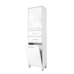 Kupatilski ormarić vertikala 50x190 Lux Atina Bianco korpa