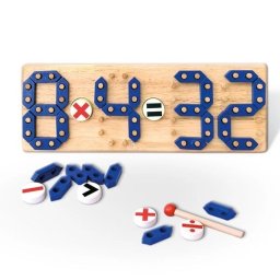 Drveni set umetaljka Učimo matematiku 58591 Viga PE 1003713