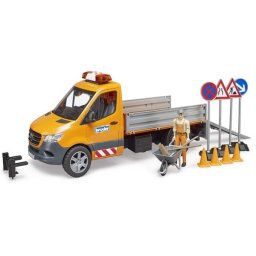 Kamion MB Sprinter putar sa figurom New Bruder 026776