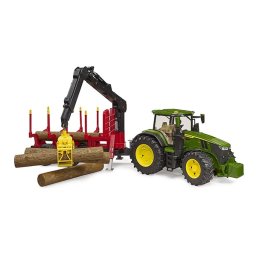 Traktor sa prikolicom za drva John Deere 7R 350 Bruder 031541