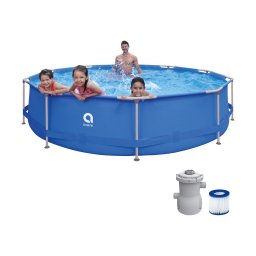 AVENLI Porodični bazen sa metalnom konstrukcijom set okrugli 366x76cm 17799EU