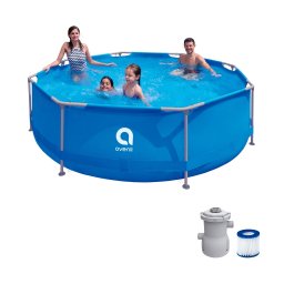 AVENLI Porodični bazen sa metalnom konstrukcijom set okrugli 305x76cm 17798EU