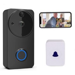 Tuya Smart WiFi Video Zvono 1080P Full HD-Bežična Kamera sa Noćnim Modom i PIR Senzorom