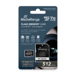 Mediarange germany memorijska kartica 512gb micro sdxc/uhs-1/+adap c10/mr947 ( MCMR947/Z )