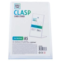 Biro Time clasp stalak za kartice a5 vertikalni providan ( 484006 )