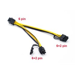 PCI-Express Kabl za grafičke kartice, račva sa 8 Pina na 2x8 Pina ( 6+2 Pina ) ( 109211 )