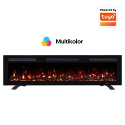 Prosto smart el. 60" 3u1 multikolor s. kamin 1800W ( EK60G15/WF )