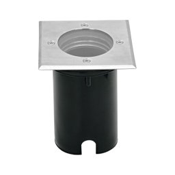 Spoljna ugradna lampa saten hrom Max.1x50W IP65 kvadratna GU10 M845 K Mitea Lighting