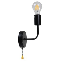 Zidna lampa crna 1xE27 Max.60W 220V M11074-1Z