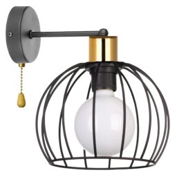 Zidna lampa crna 1xE27 Max.60W 220V M019-1Z Mitea Lighting
