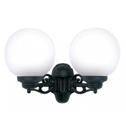 Zidna lampa crna na gore/dole IP55 2xE27 G25.141.000.E27 PORPORA/G250 Fumagalli