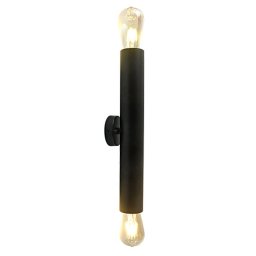 Zidna lampa crna 2xE27 max.2x60W M943 C IP20