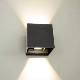 Zidna lampa crna 10W 4000K IP54 L100xW100xH100mm LED baštenska (podesiv ugao) 600lm M954040 C Mitea Lighting