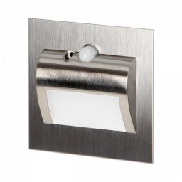Zidna lampa saten nikl 1.5W 4000K 12VDC LED sa senzorom pokreta-bez napajanja DRACO AD-OS-6164LR4/N Adviti