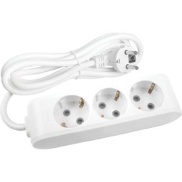 Priklj.prenosna bela trostruka 3Mx5m 3x1,5mm2 16A 250V WLTB0435-2WH EU4 X-tendia Panasonic