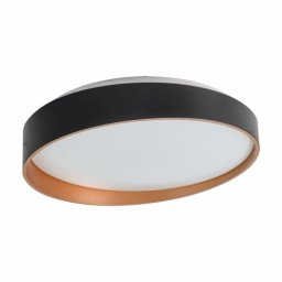 LED plafonjera crno-zlatna 24W 180~260V 6500K fi400 SMD M205457