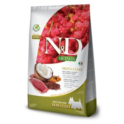 N&D Quinoa hrana za pse Mini Skin&Coat - Duck 2.5kg