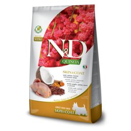 N&D Quinoa hrana za pse Mini Skin&Coat - Quail 2.5kg