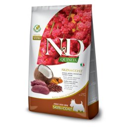 N&D Quinoa hrana za pse Mini Skin&Coat - Vension 2.5kg