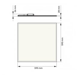 DAWN LED PANEL HN-PL6060 36W 3000/4000/6500K (4320lm) BACKLIGHT