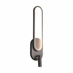 Zidna lampa crna LED 12+5W 3000K M10918-1Z B Mitea Lighting