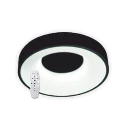 LED plafonjera crna 2x18W 180~260V 3CCT 3000/4000/6500K SMD sa daljinskim 2.4G M205465