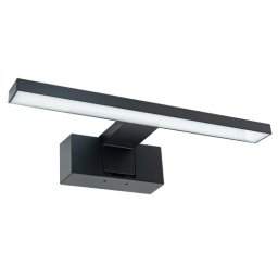 Zidna lampa crna 6500K IP44 LED kupatilska 3u1 6W 300x128x51mm M209452 Mitea Lighting