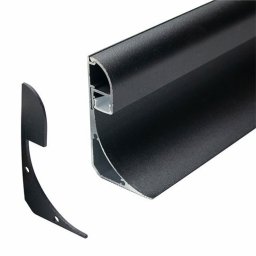 Aluminijumski profil za LED trake crni set sa difuzorom 36x60x2000mm MA6036-C Mitea Lighting