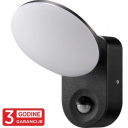 Zidna lampa crna 15W 6000K IP65 LED sa IR senzorom pokreta 3Y M272-ST94-S Mitea Lighting