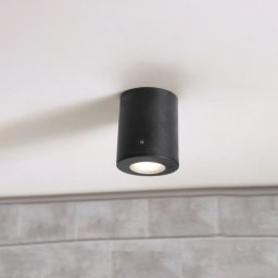 Plafonska lampa crna FRANCA 90 CCT 2700-4000K IP55 1xGU10 LED 3.5W - sijalica uključena uz proizvod 3A7.000.000.U1K Fumagalli