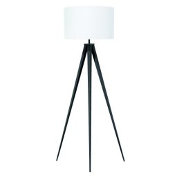 Podna lampa crno-bela 1xE27 M39-C