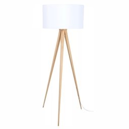 Podna lampa bela BEŽ- 1xE27 M39-W