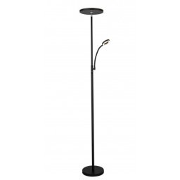 Podna lampa crna LED 27W+7W LED CCT 3000-6000K sa TOUCH dimerom 2200+500lm M71-C Mitea Lighting