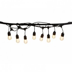 Set sijalica za dvorište crna 10+1x1W 3000K IP44 10,7m E27 LED 80lm MG-10/11m/3000 Mitea Lighting