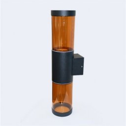 Zidna lampa crna Max.25W IP54 2xE27 baštenska M915 C