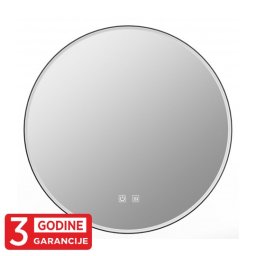 Ogledalo crno 800x25mm Touch CCT 3000~6500K IP44 sa pozadinskim LED osvetljenjem 20W 3Y M209495
