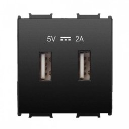 USB punjač crni 5V 2A WVTT2231-4BL EU2 Thea Modular 2M Panasonic
