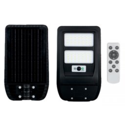 Senzor crni 200W 6500K IP65 ALL IN ONE solarna LED ulična svetiljka ABS radar crna + daljinski M452200-C4