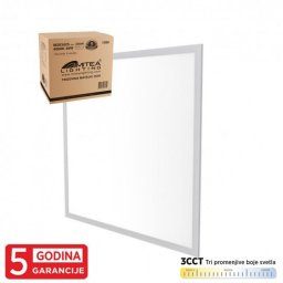 LED panel beli 40W 8/1 3CCT 3000/4000/6500K ram ugradni 595x595 (600x600) LED BACKSIDE LIGHT 5Y 4400lm M203425 Mitea Lighting