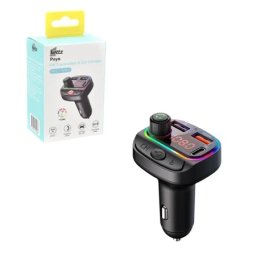 Kettz fm transmiter i punjač paya – 2×usb qc3.1 + type-c, led ( 1-0026 )