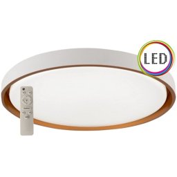 LED plafonjera sa daljinskim belo-zlatna 45W LED SMD CCT 3000~6500K fi500mm M205519-A