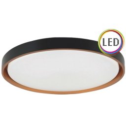 LED plafonjera crno-zlatna 28W LED SMD CCT 3000~6500K fi400mm M205520-A