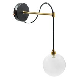 Zidna lampa crno-zlatna 1xG9 max.40W 220V M11091-1Z