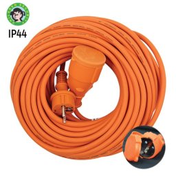Priključnica narandžasta PM-MOT-15m-2 DZ IP44 ~250V 3x1.5 16A max. 3680W H05RR-F GUMIRANI prenosna za kosilicu GEL-020A Mitea Electric