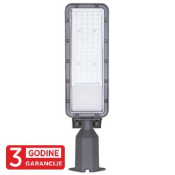 LED ulična svetiljka zglobna tamno siva 50W 6500K IP65 4KV AKZO 3Y M430050-S2