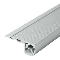 Aluminijumski profil za LED trake sivi 20x60x2000mm za pločice/stepenice sa difuzorom 2m MA4720-A Mitea Lighting